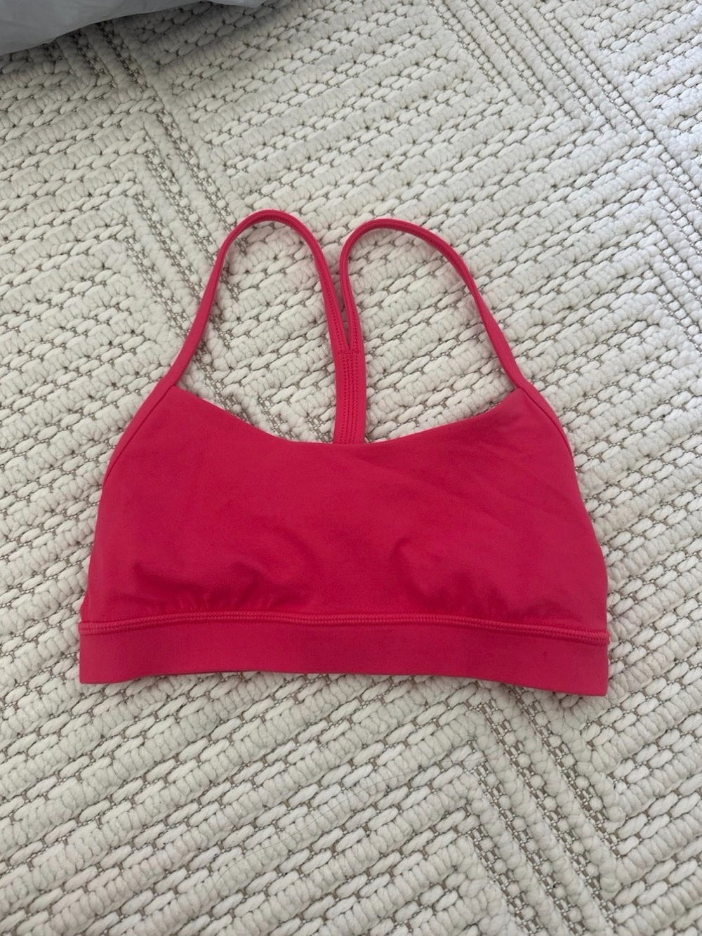 lululemon athletica Bright Pink Light Support Sports Bralette